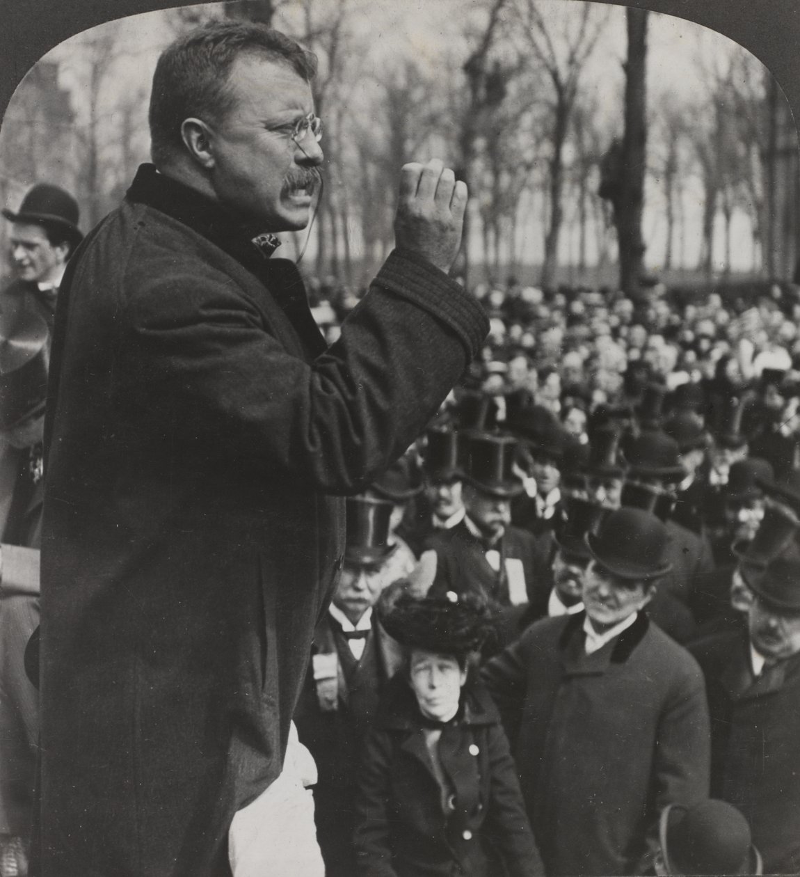 Le président Roosevelt à Evanston - American Photographer
