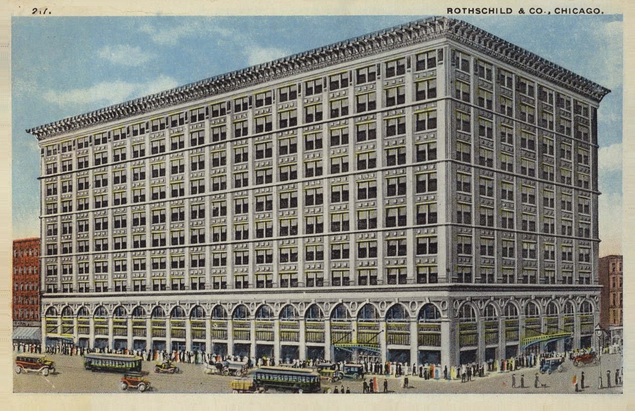 Magasin Rothschild  Co, Chicago, Illinois, États-Unis (photo couleur) - American Photographer
