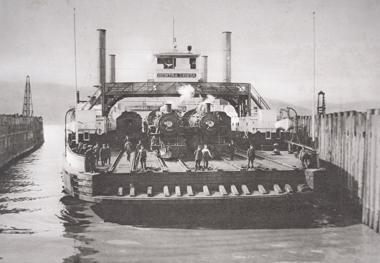 Le ferry Contra Costa, vers 1920 - American Photographer