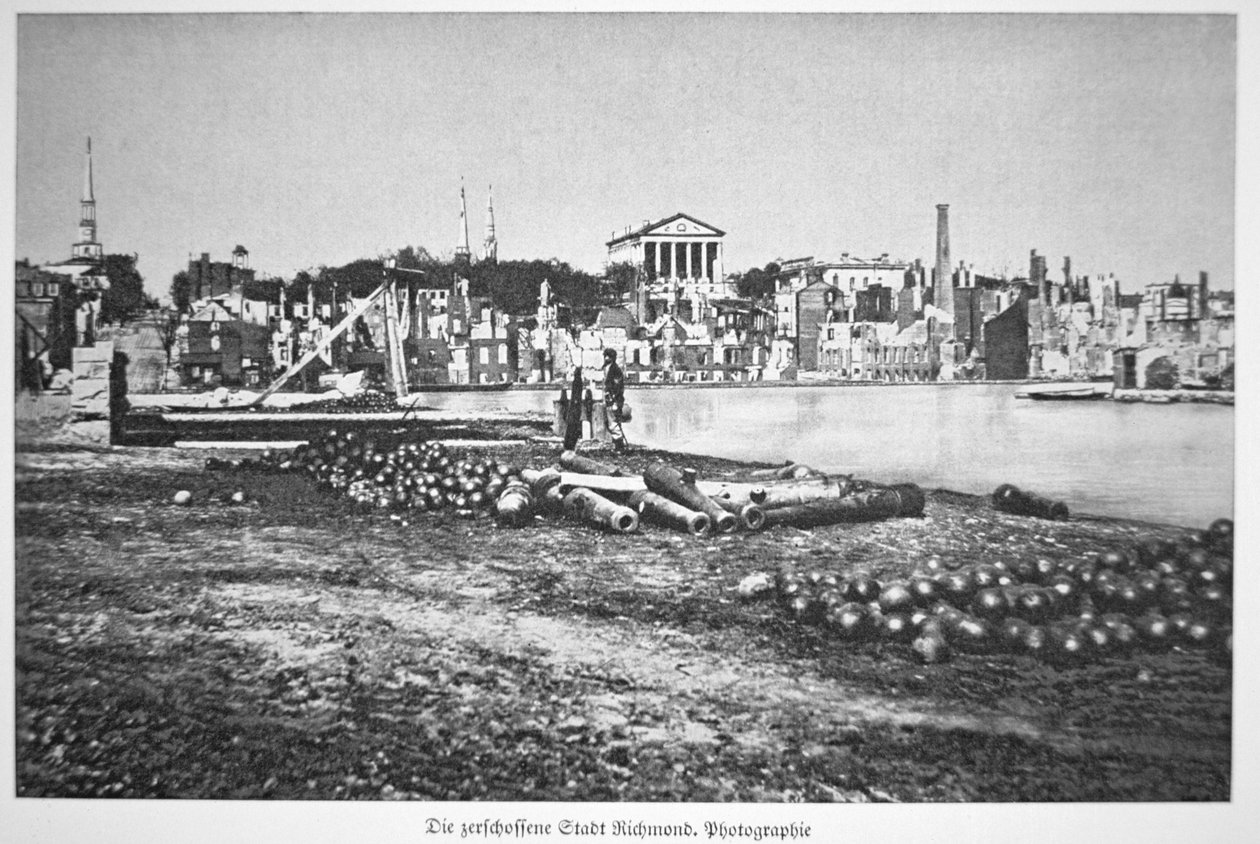 La ville ruinée de Richmond, Virginie, à la fin de la guerre (photo n/b) - American Photographer