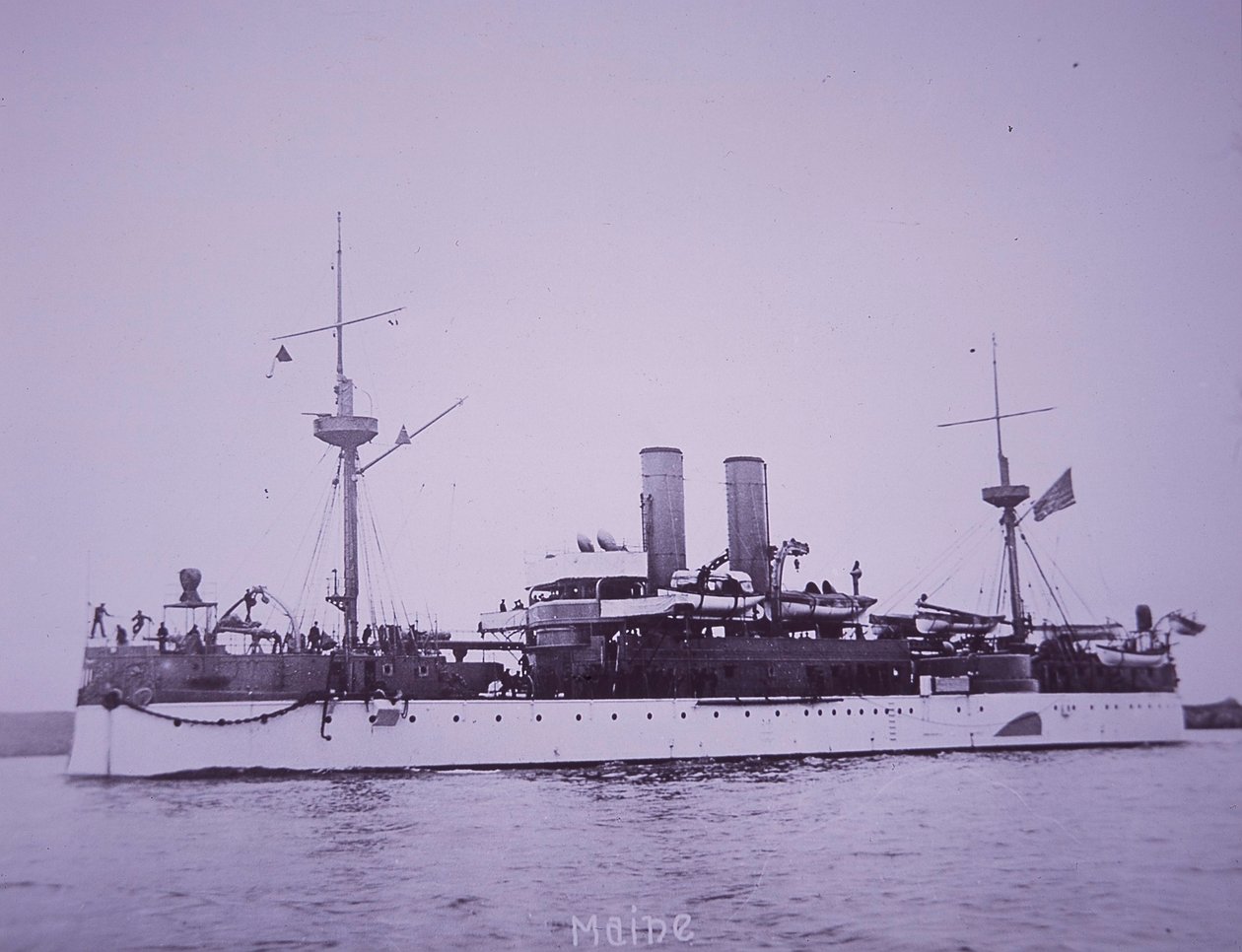 USS Maine, plus tard coulé dans le port de La Havane - American Photographer