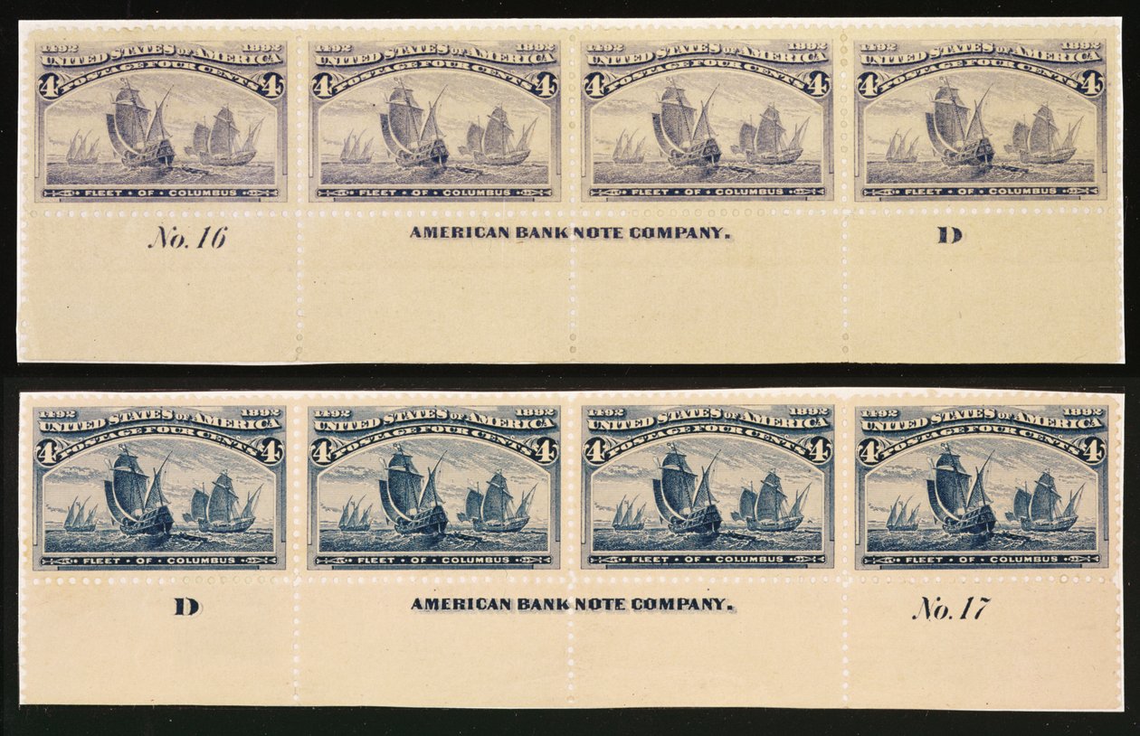 Flotte de Colomb de 4 cents - American School