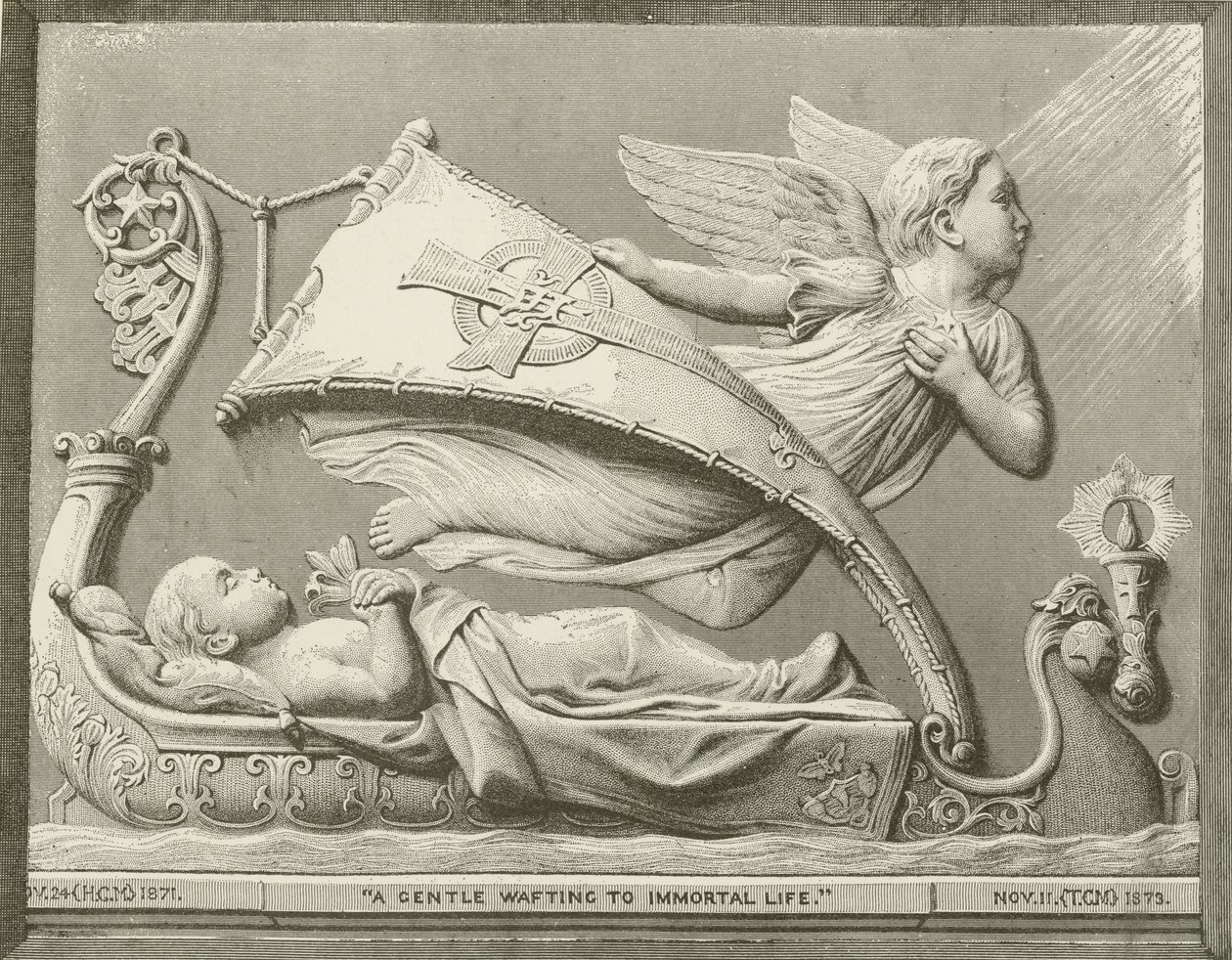 "A Gentle wafting to Immortal Life", d