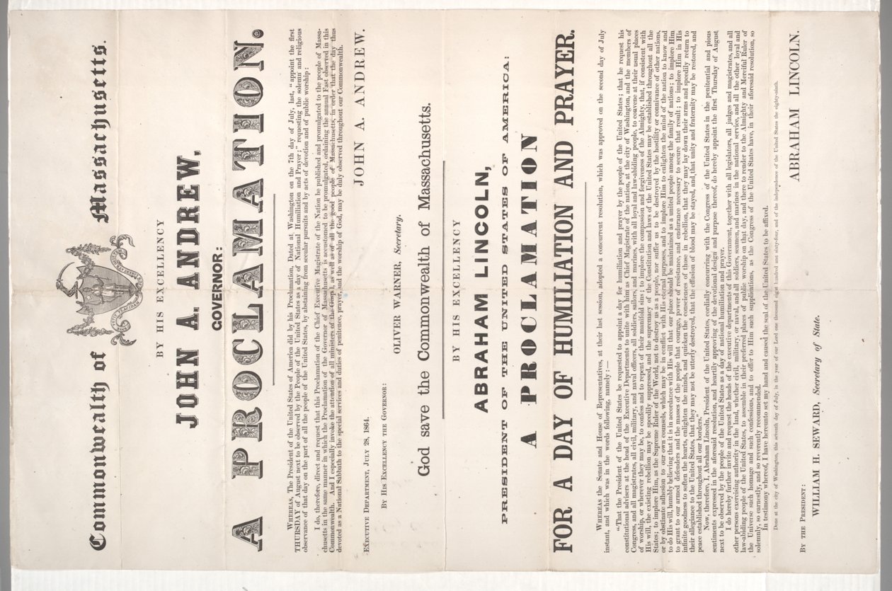 Proclamation pour un jour d