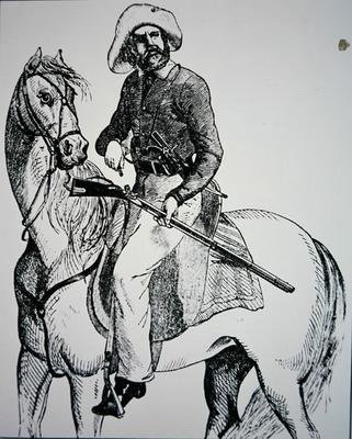 Un Texas Ranger, vers 1845 - American School