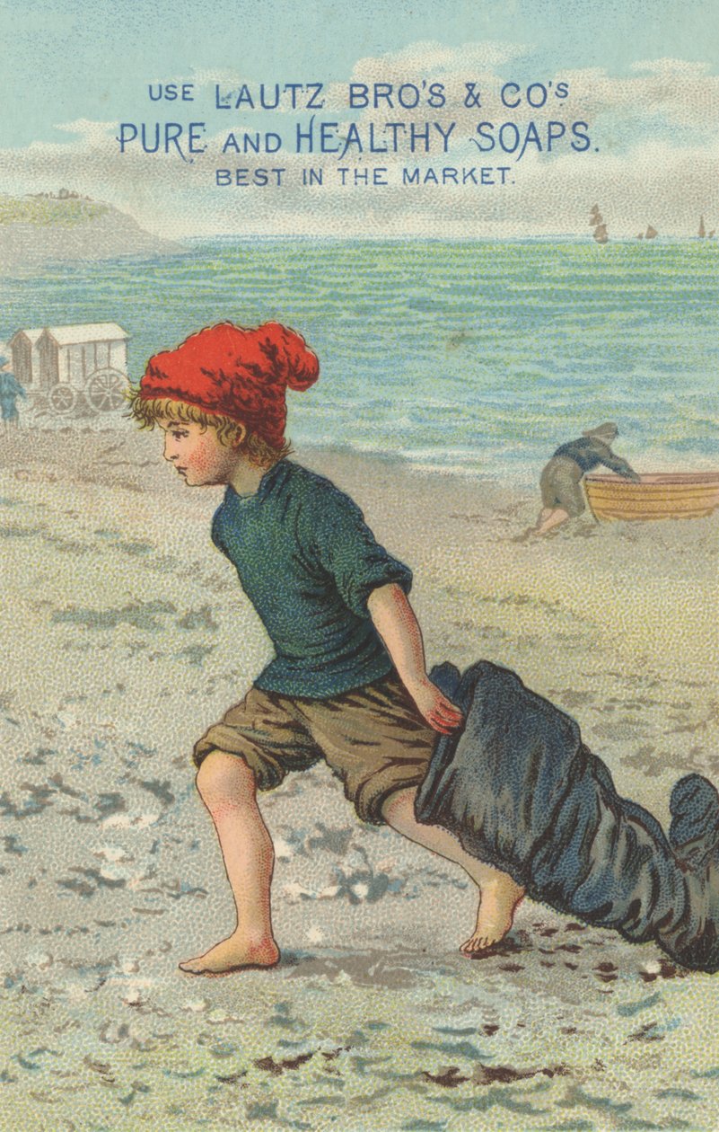 Publicité pour les savons purs et sains de Lautz Bros & Co., c.1880 - American School