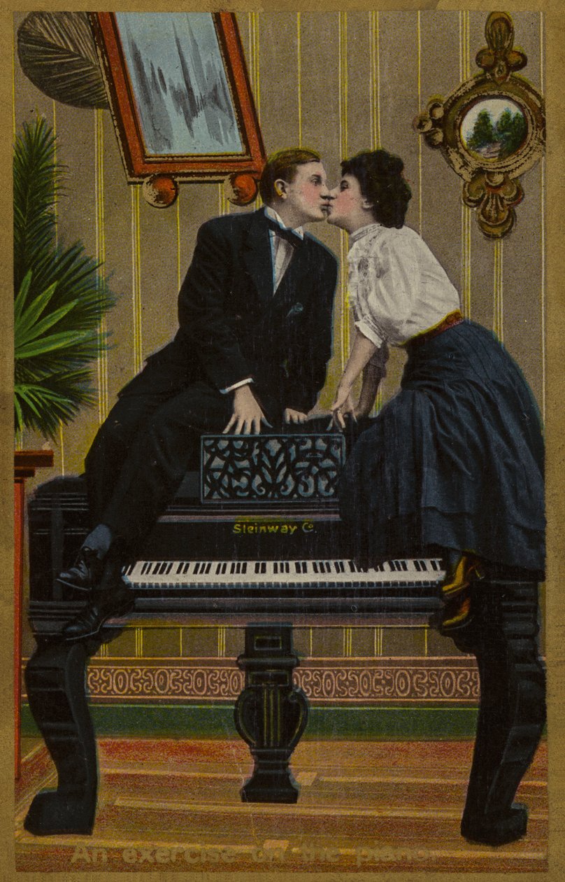 Un exercice au piano, ou un baiser sur le Steinway (photo) - American School