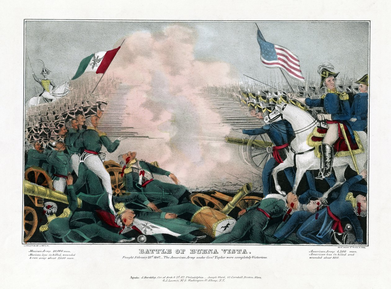 Bataille de Buena Vista, combattue le 23 février 1847, l