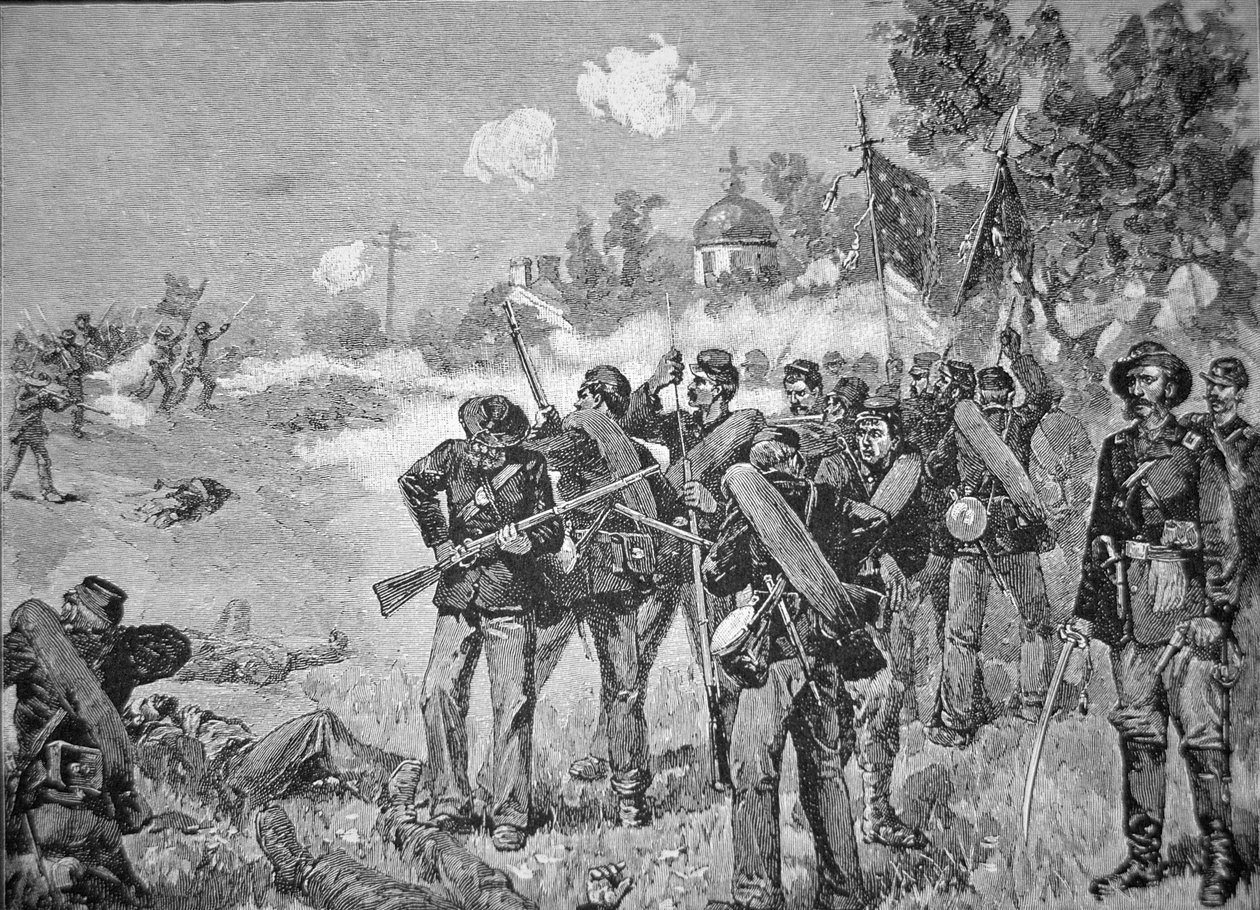 Bataille de Gettysburg, au corps à corps le premier jour - American School