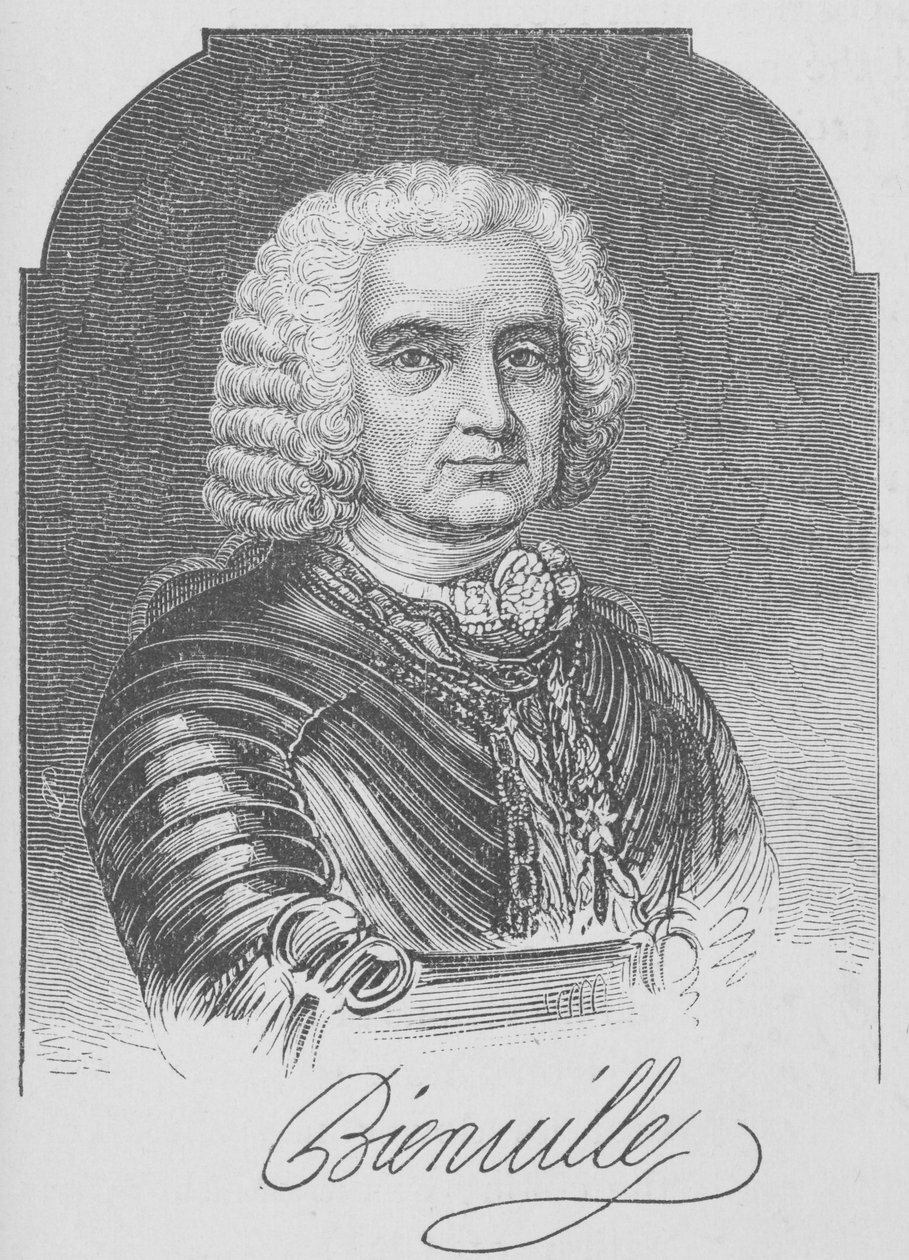 Bienville, le fondateur de la Nouvelle-Orléans, tiré de 