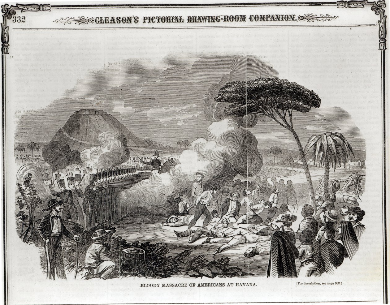 Massacre sanglant des Américains à La Havane, septembre 1851, de 