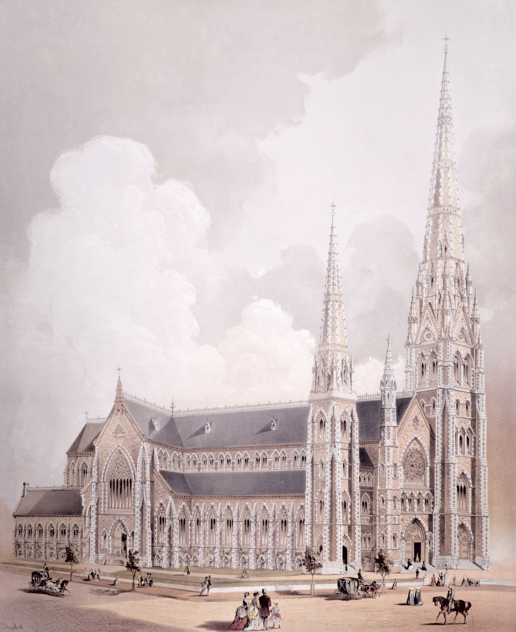 Cathédrale de la Sainte-Croix, Boston, Massachusetts - American School
