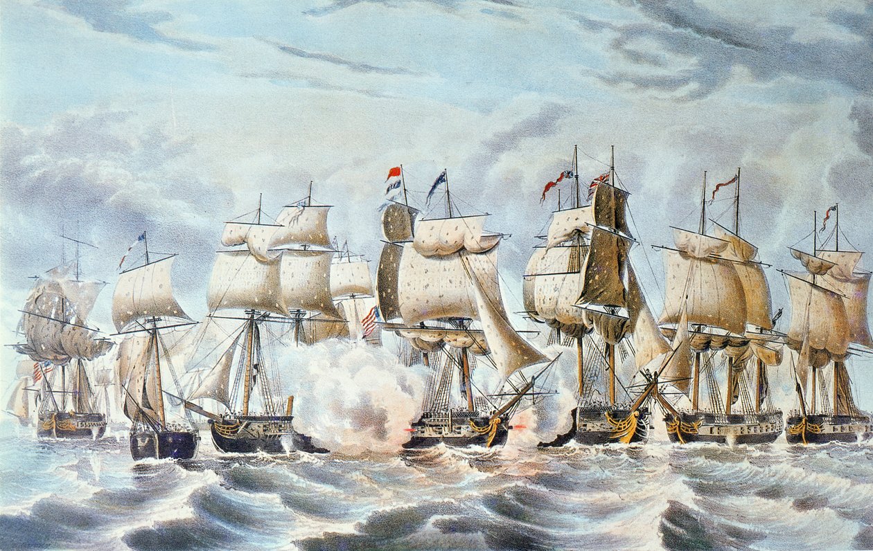 Victoire du commodore Perry sur le lac Érié - American School