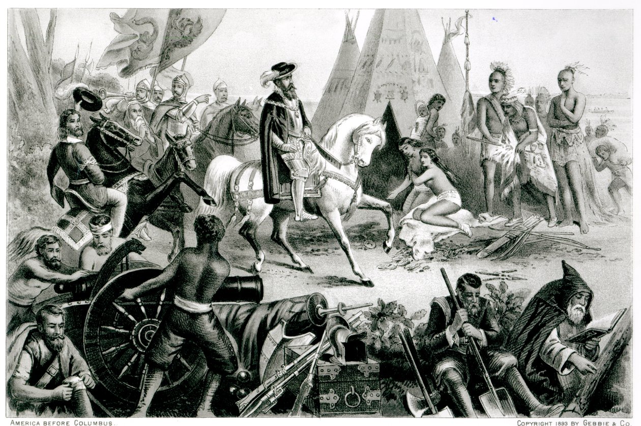 De Soto découvrant le Mississippi, 21 mai 1541, de 