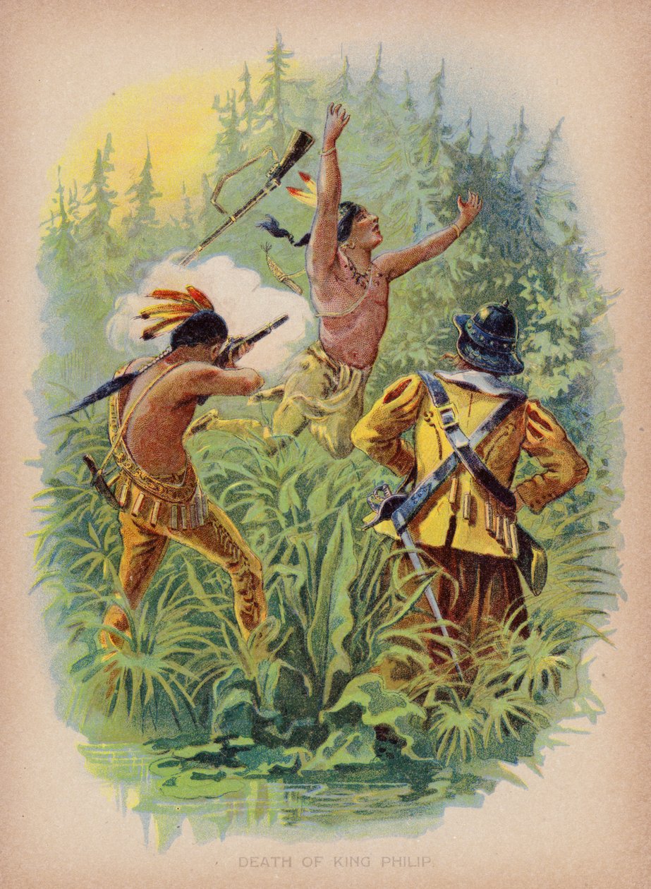 Mort du roi Philippe (gravure) - American School