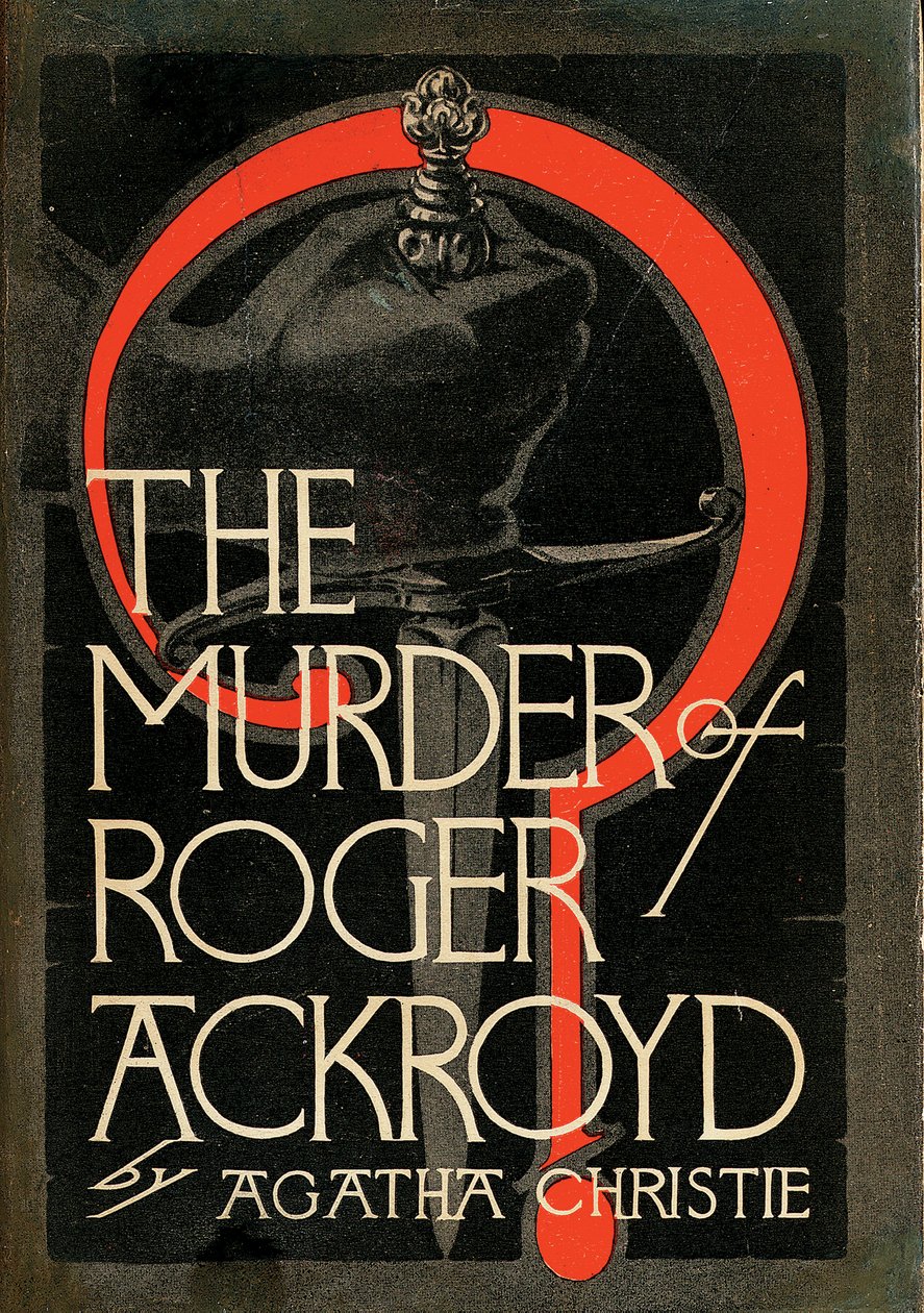 Couverture de "The Murder or Roger Ackroyd" (Le meurtre de Roger Ackroyd) d