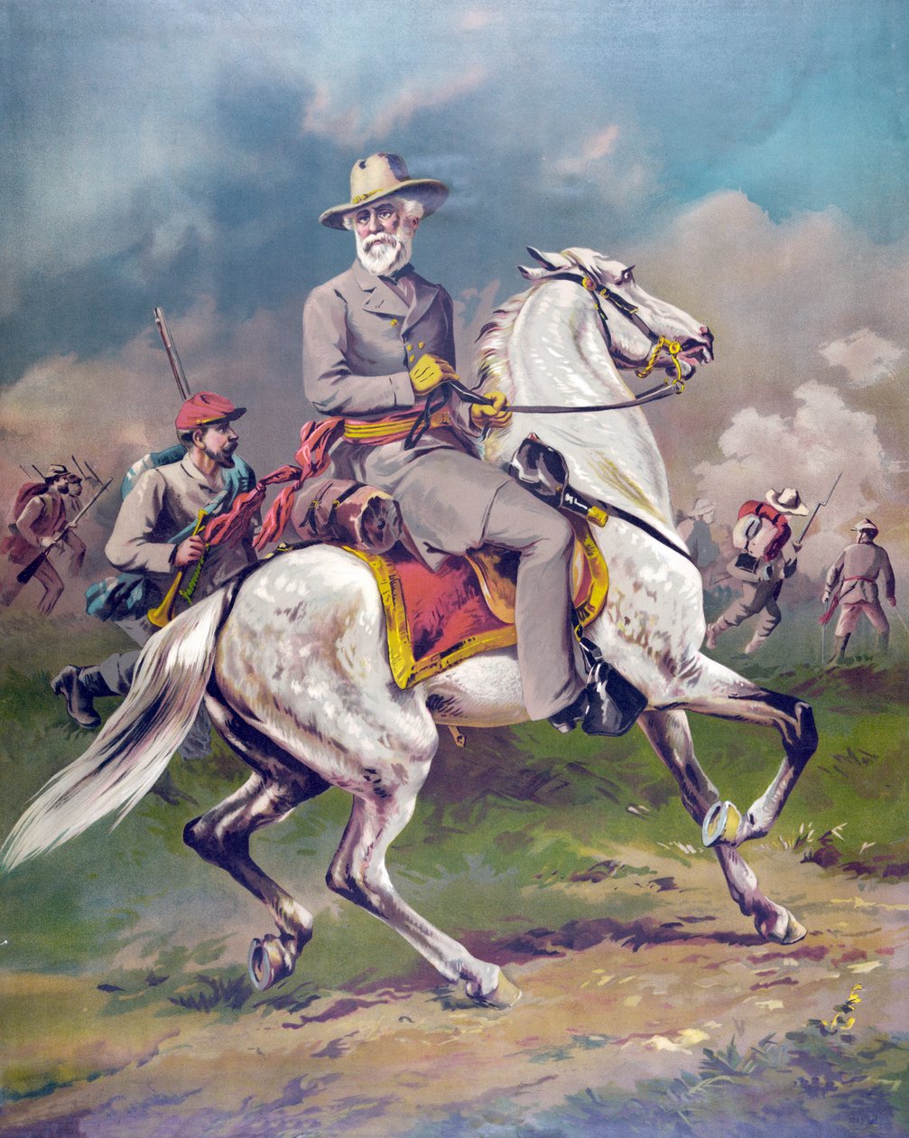 Général Robert E. Lee, pub. 1886 - American School
