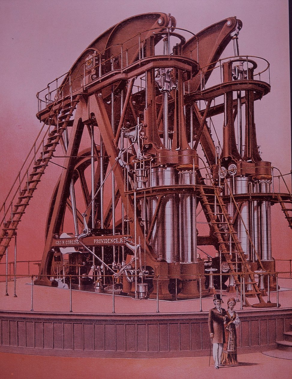Grande machine à vapeur Corliss à l