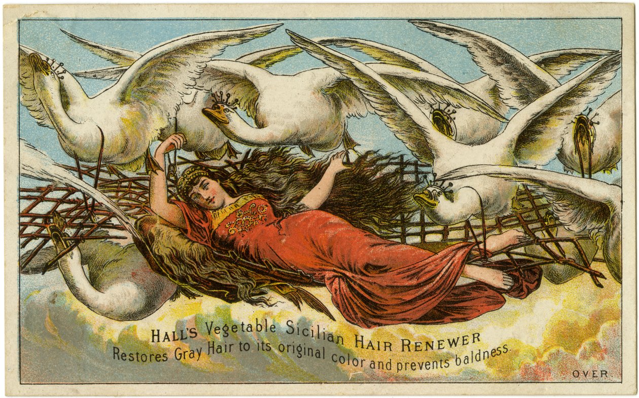 Halls Vegetable Sicilian Hair Renewer, Restaure les cheveux gris à leur couleur d
