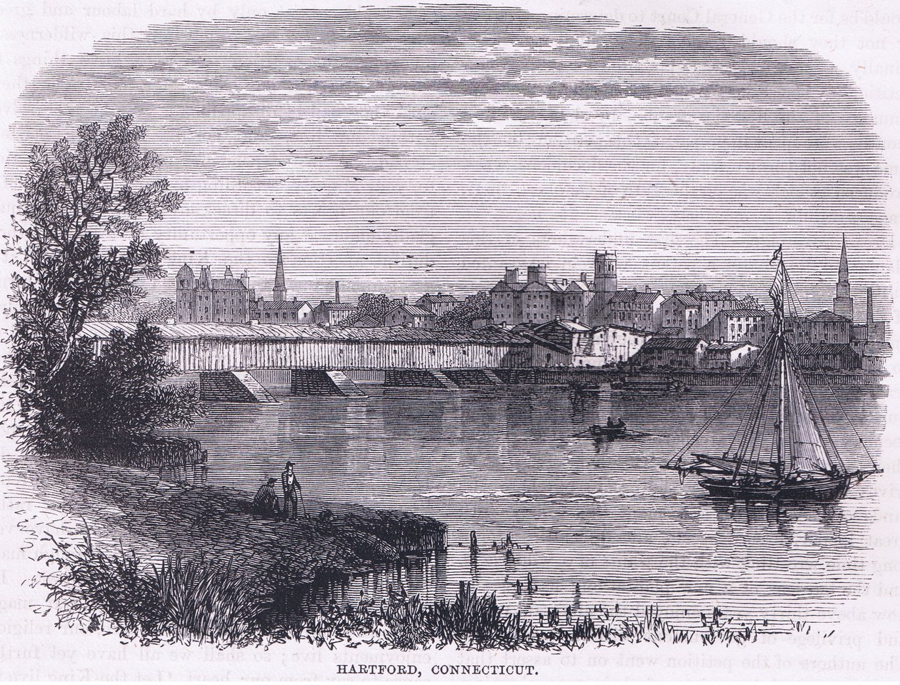 Hartford, Connecticut (1664), illustration de l