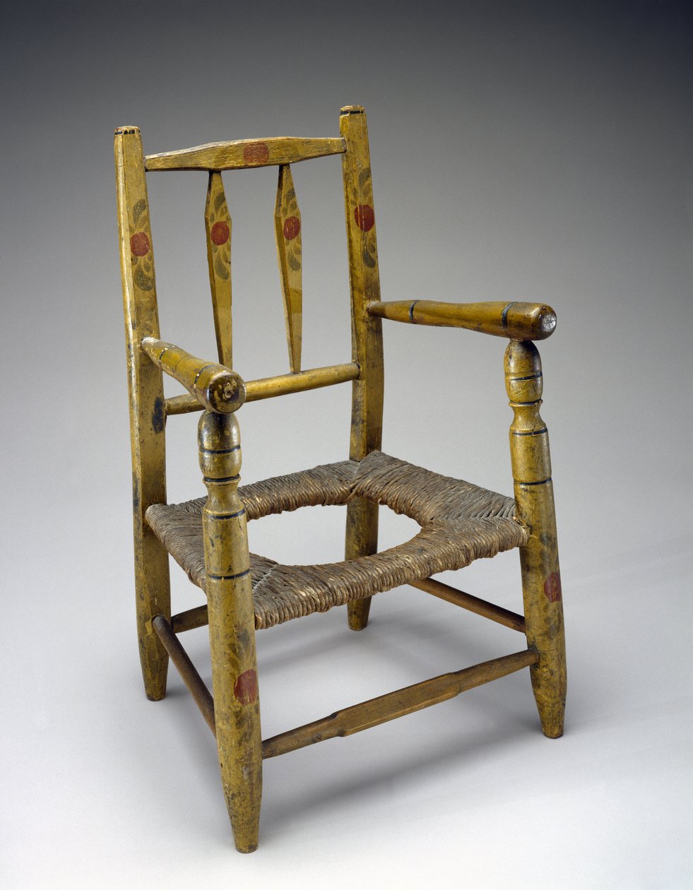 Chaise trouée, vers 1800-1850 - American School