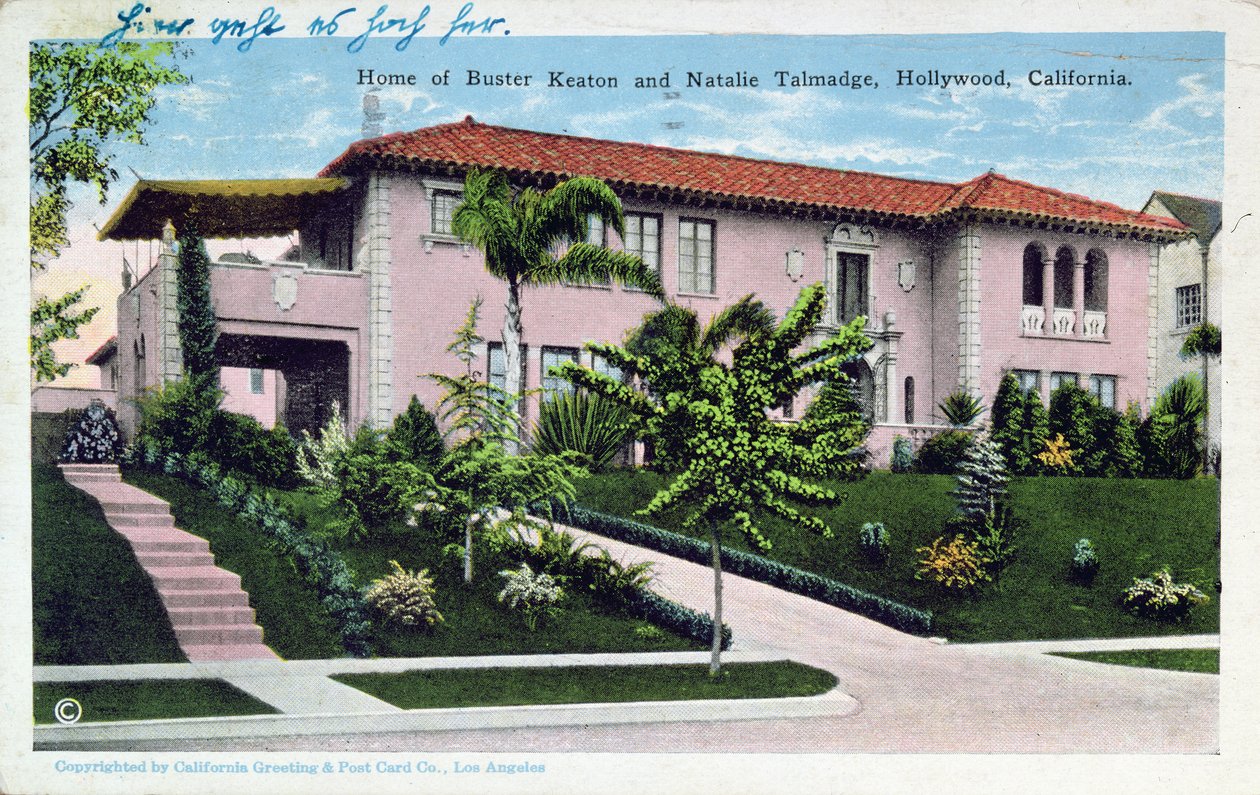 Maison de Buster Keaton et Natalie Talmadge à Hollywood, 1930 - American School
