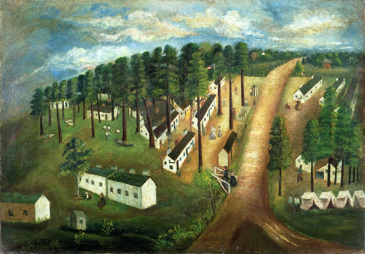 Hôpital Howards Grove près de Richmond, Virginie - American School