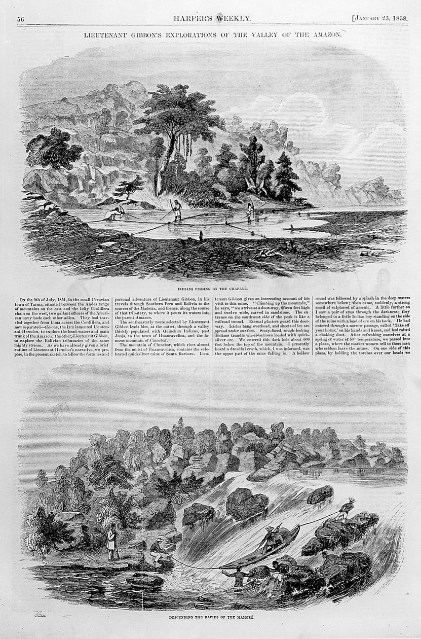 Explorations du lieutenant Gibbon dans la vallée de l
