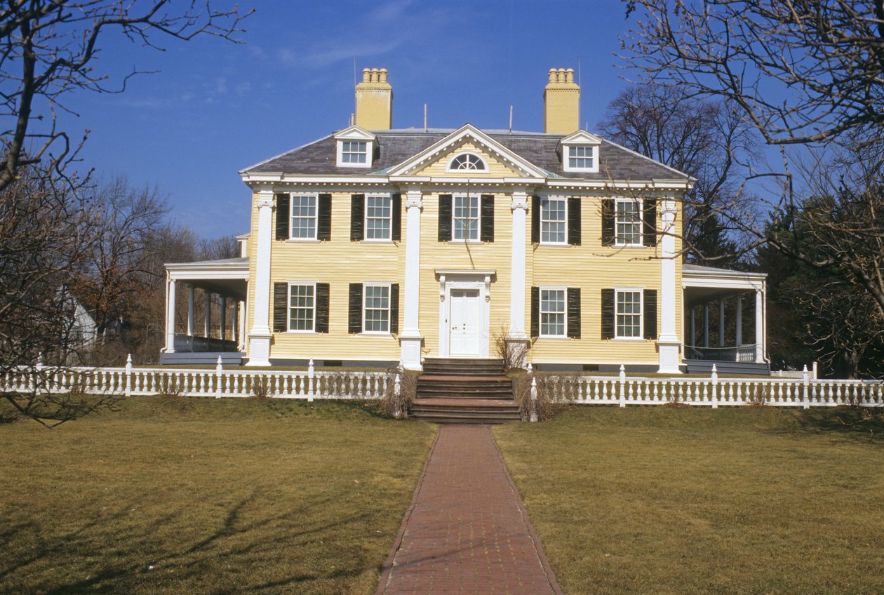 Site historique national Longfellow, construit en 1759 - American School