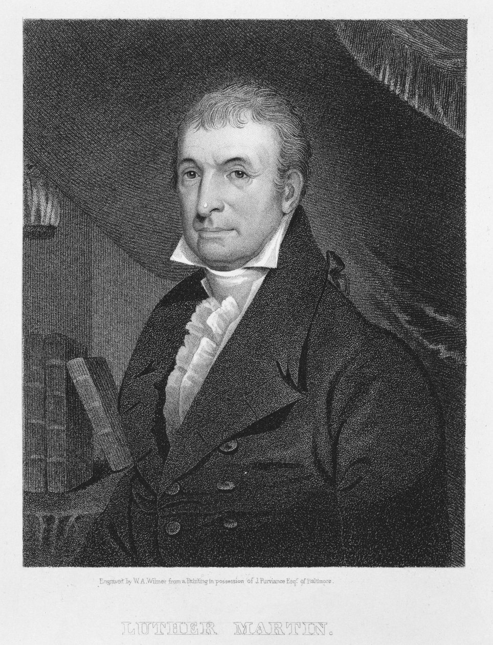 Luther Martin, gravé par William A. Wilmer - American School
