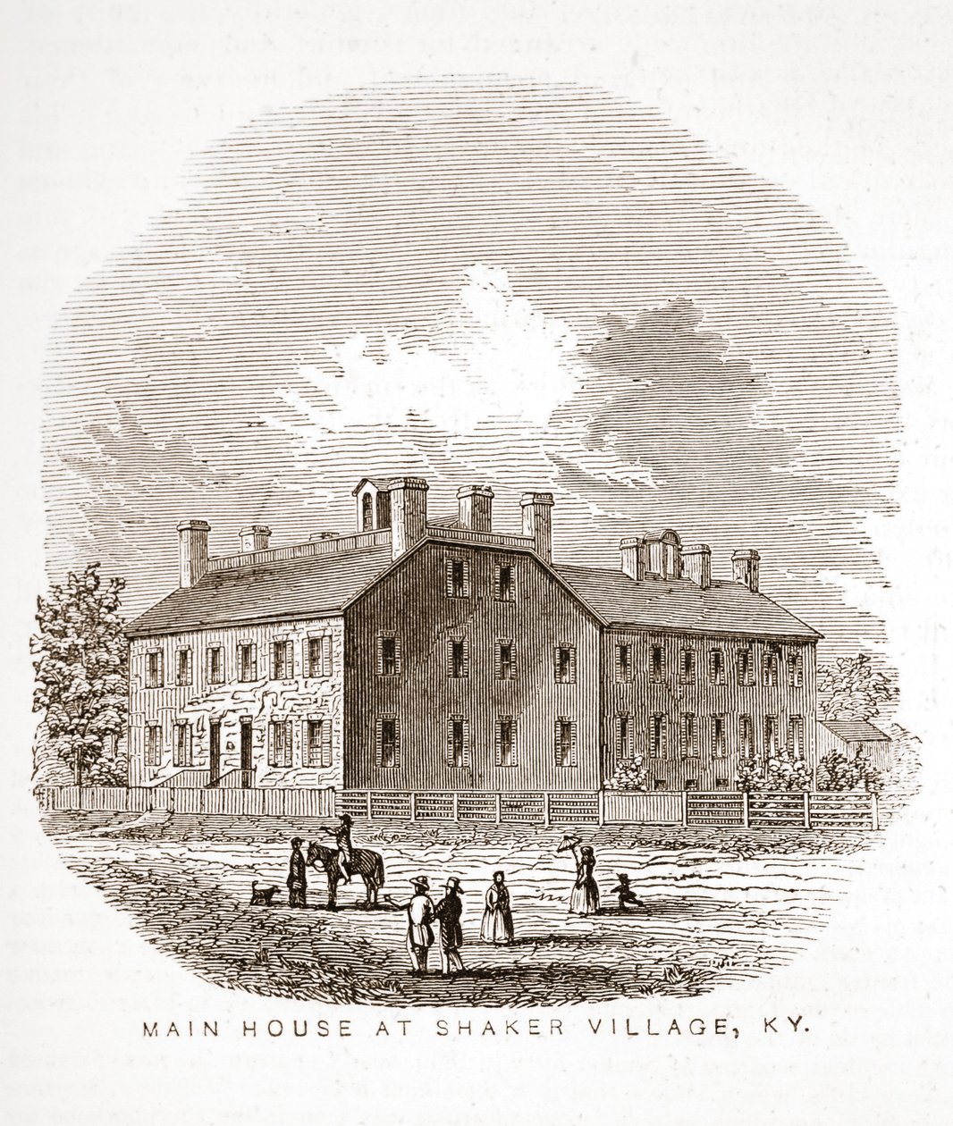 Maison principale au village Shaker, KY - American School