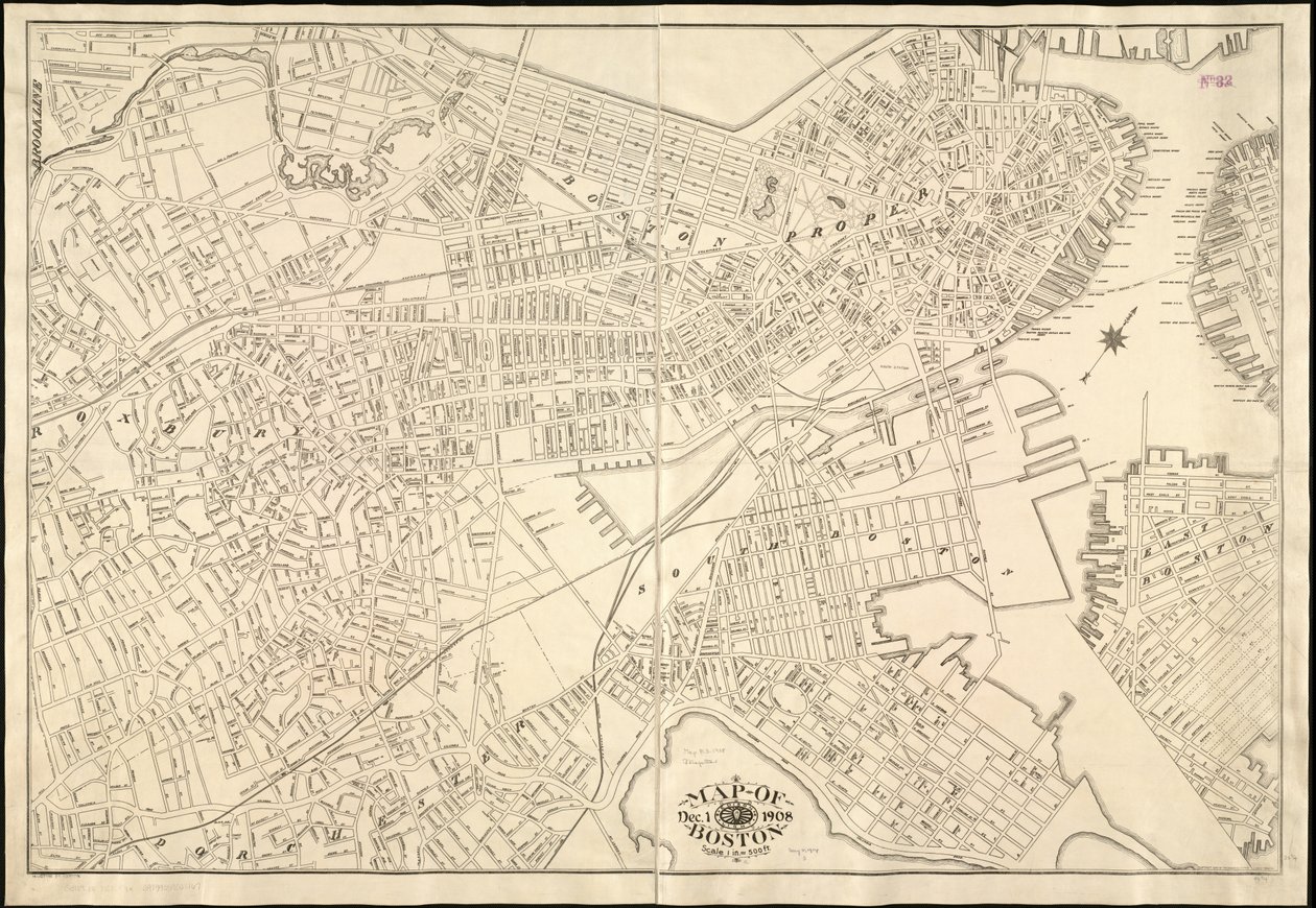 Carte de Boston : 1er décembre - American School