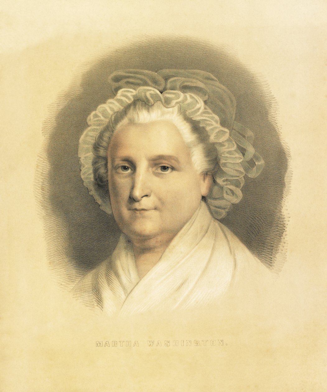 Martha Washington, pub. 1857 - American School