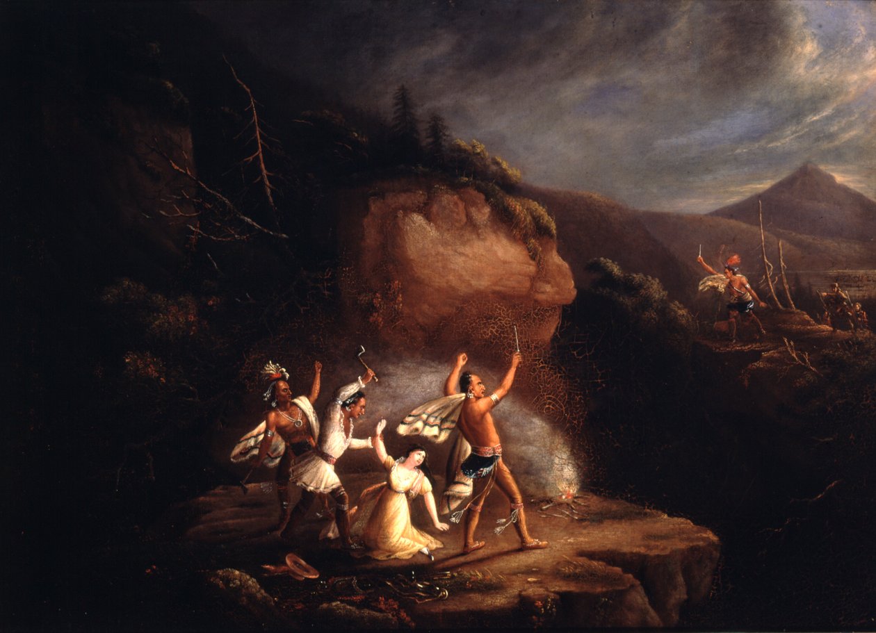 Massacre de Jane McCrea, 1777 - American School