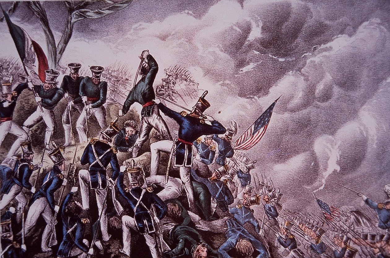 Guerre américano-mexicaine (1846-48), bataille de Cerro Gordo - American School