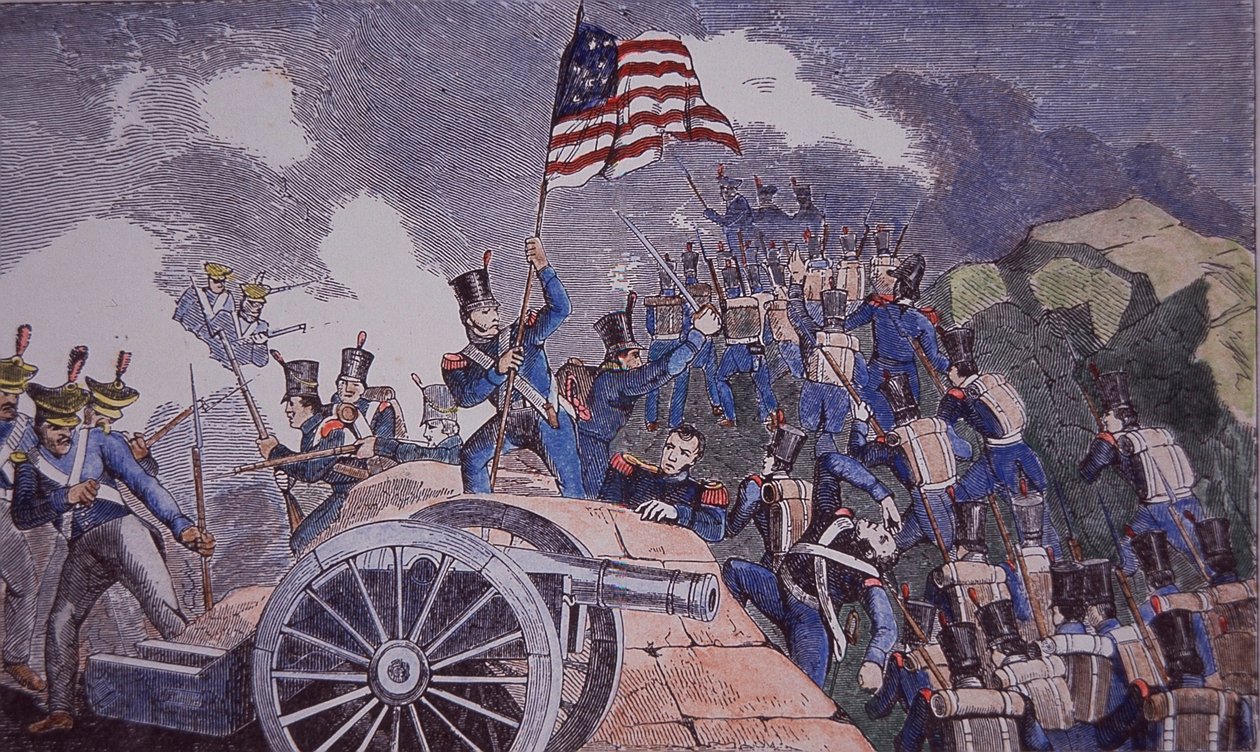 Guerre américano-mexicaine (1846-48), bataille de Cerro Gordo - American School