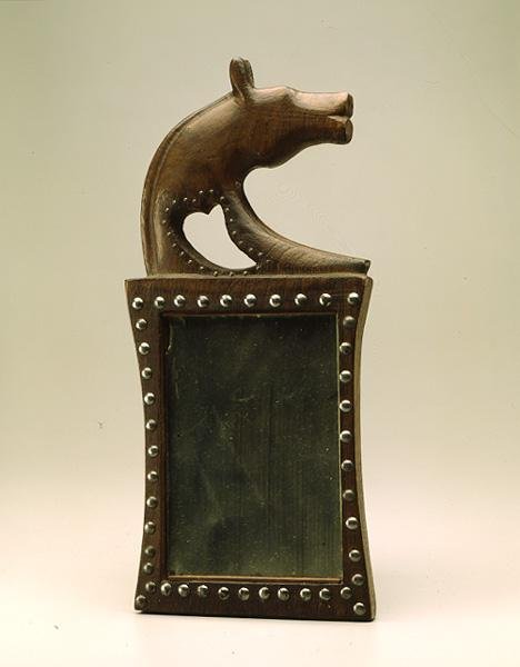 Miroir, Omaha, Amérindien, vers 1885 - American School