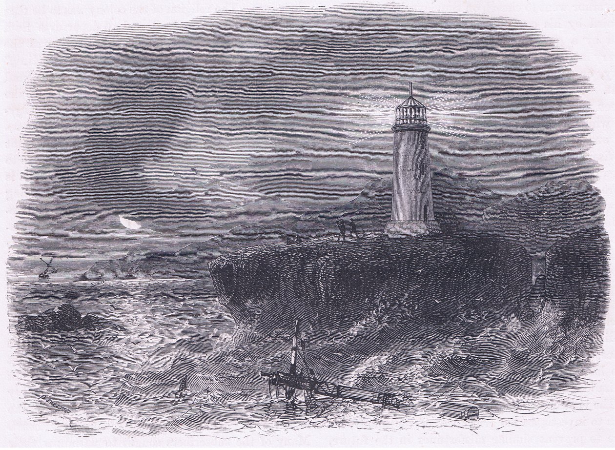 Île Mount Desert, illustration de Cassell