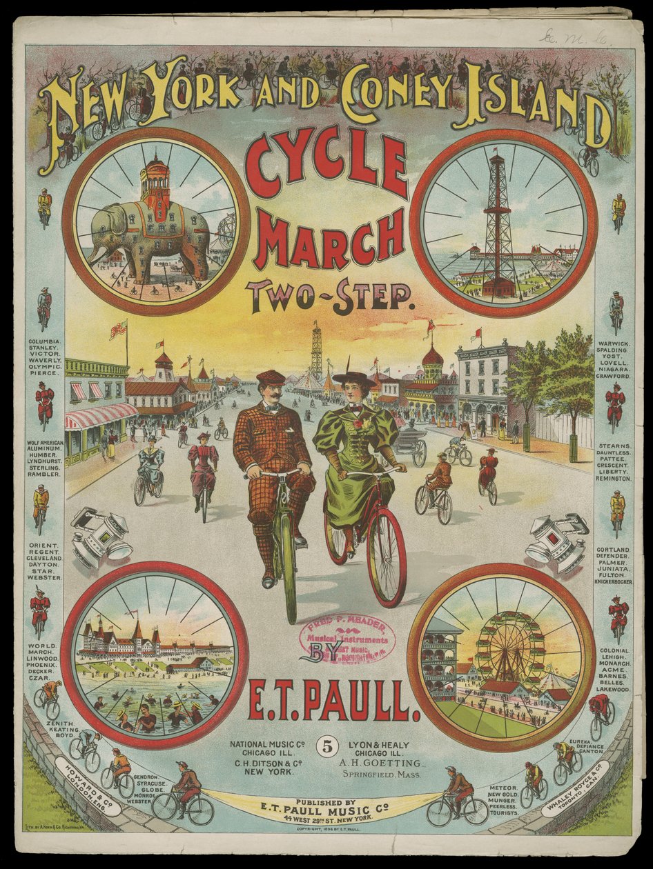 Marche cycliste de New York et Coney Island - American School