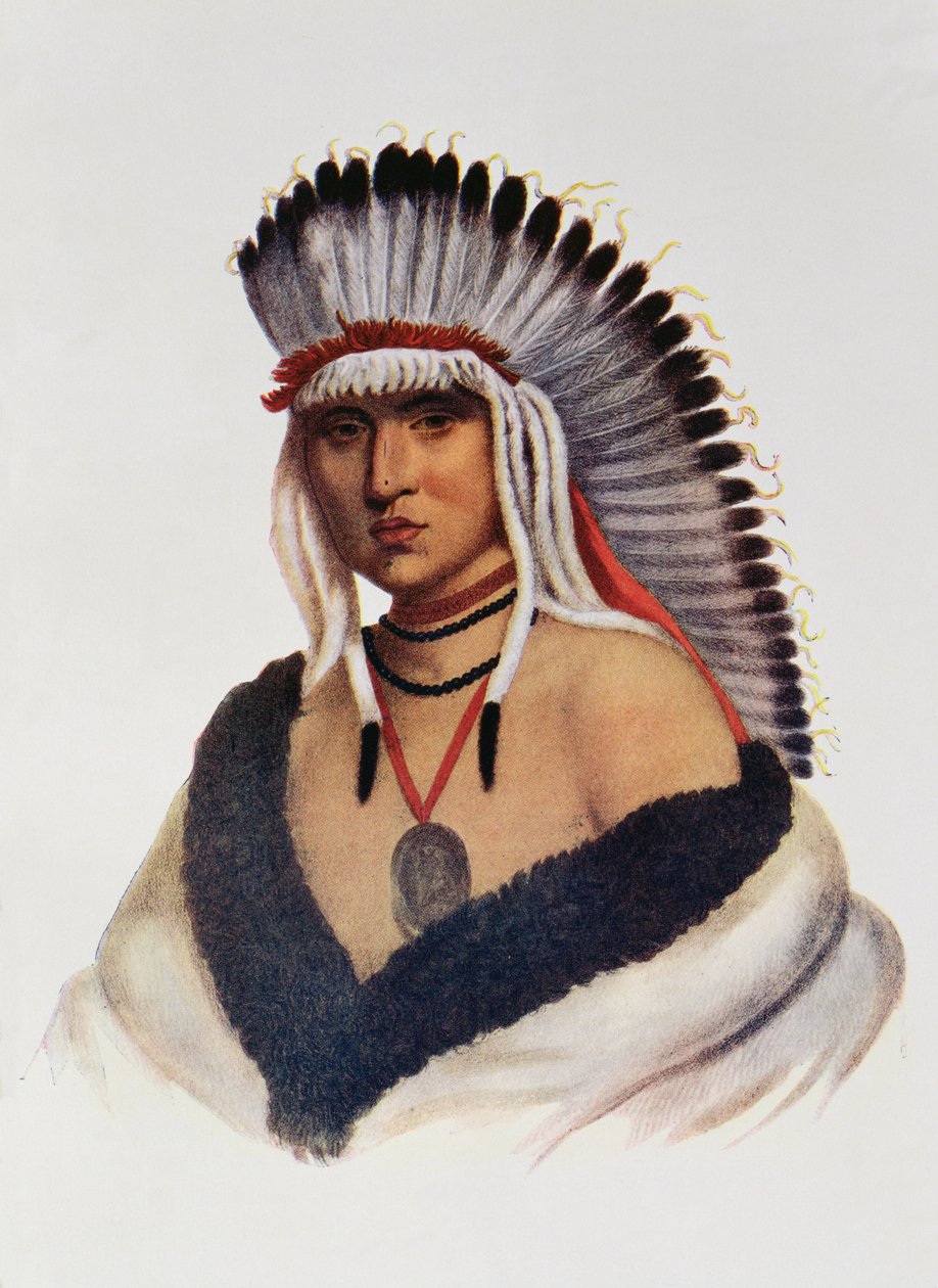 Petalesharro, un brave Pawnee, illustration de 