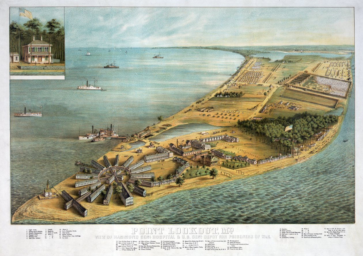 Point Lookout, MD - Vue de l