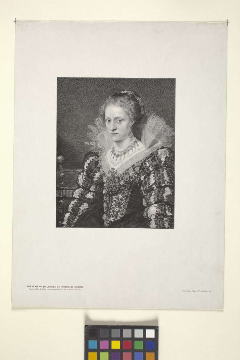 Portrait De Jacquelin De Cordes - American School