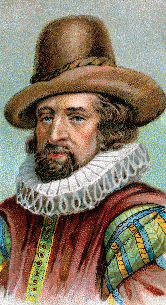 Portrait de Francis Bacon - American School