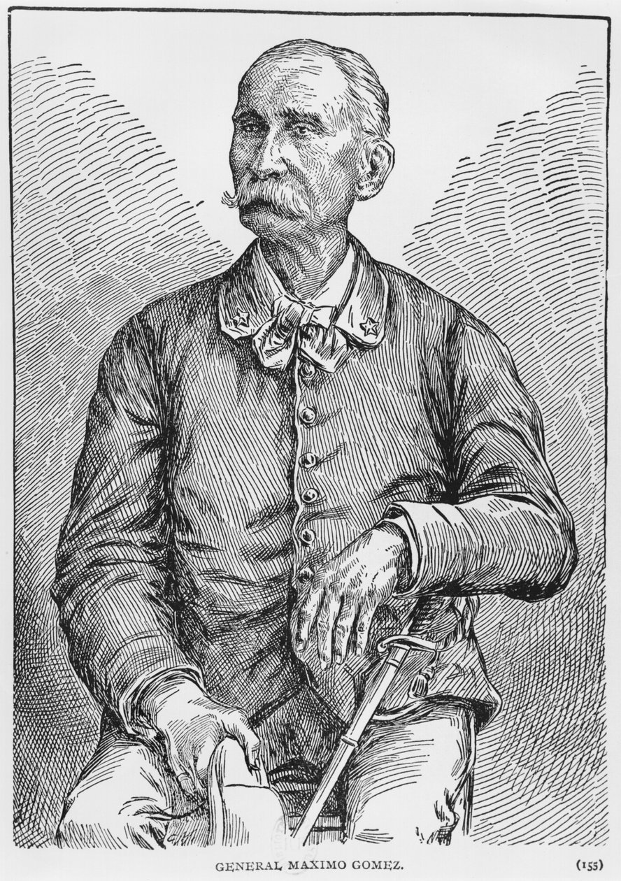 Portrait du Général Maximo Gomez (1836-1905) de L