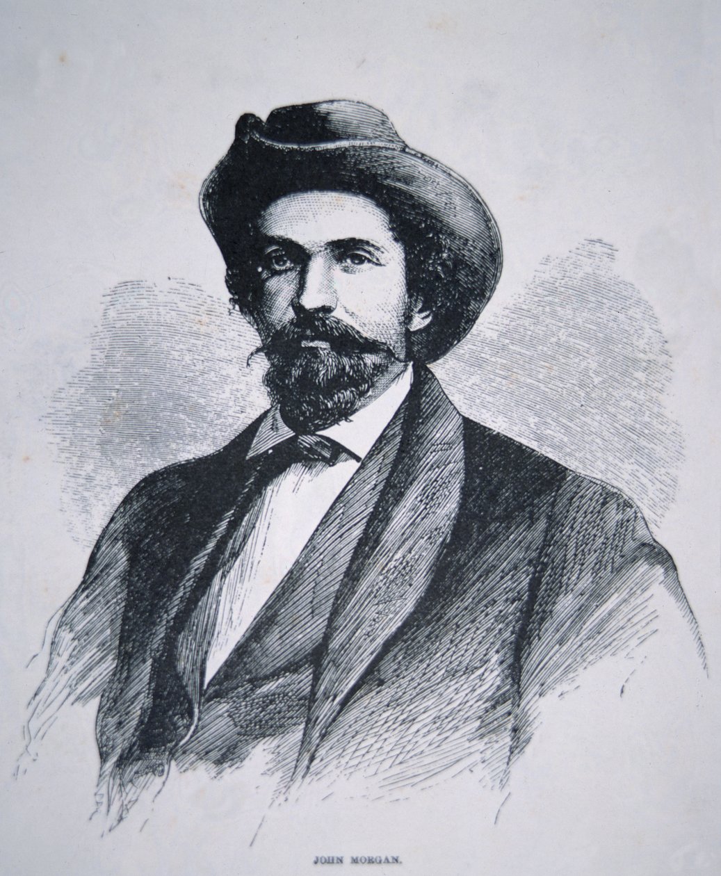 Portrait de John Hunt Morgan (1825-64) - American School