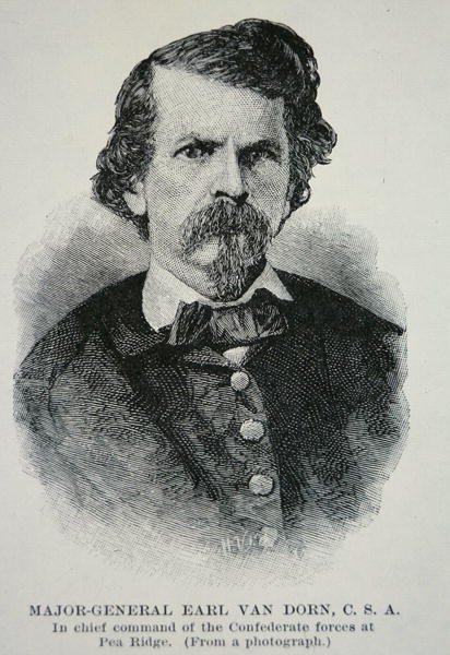 Portrait du major général Earl Van Dorn - American School