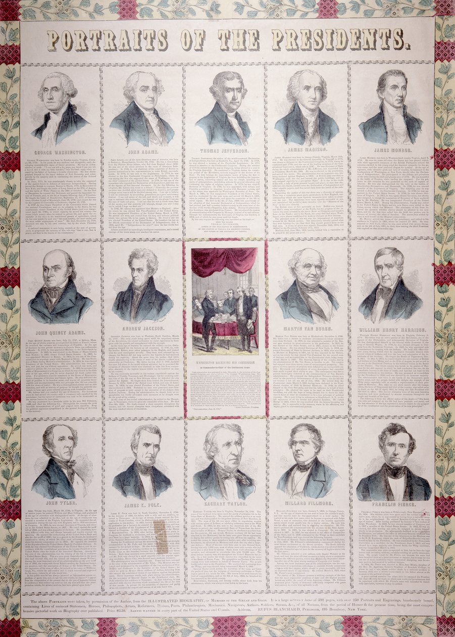 Portraits des présidents - American School