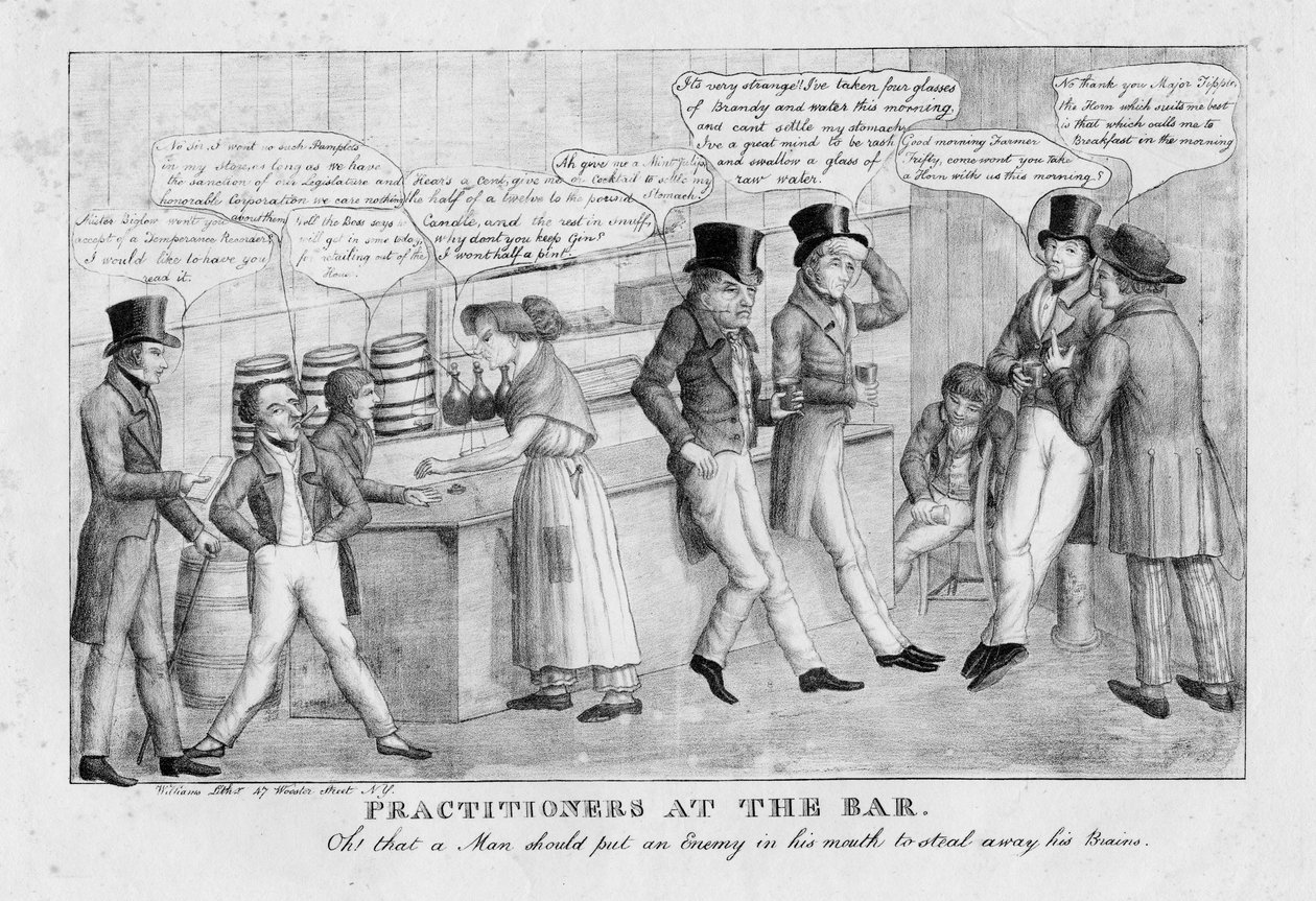 Praticiens au barreau, vers 1834 - American School