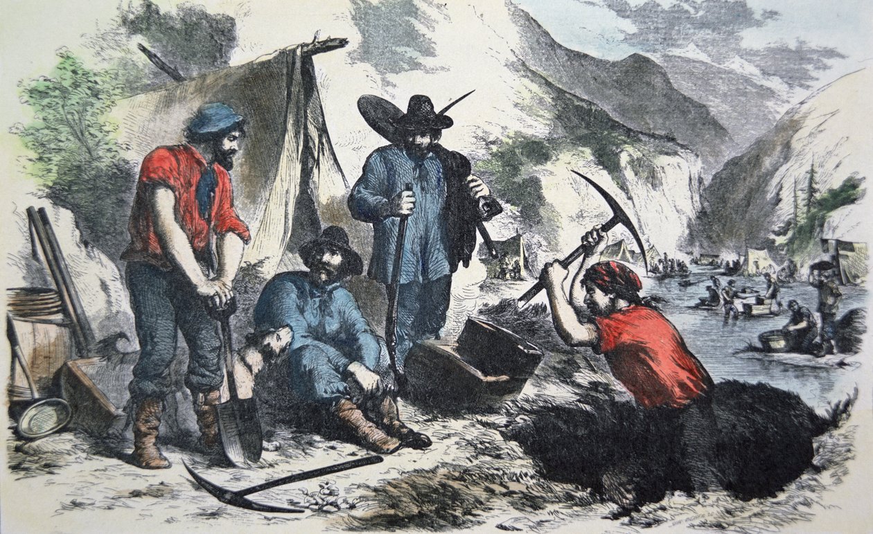 Prospecteurs pendant la ruée vers l