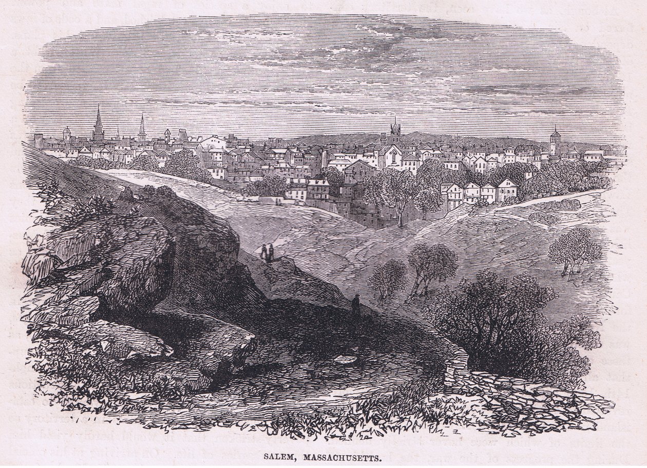 Salem Massachusetts, illustration de l
